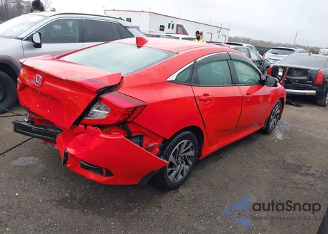 2017 Honda Civic Ex из США, поврежденный, VIN 2HGFC2F78HH576185